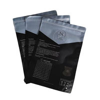 Sac ziplock composite noir personnalisé. corset vêtements sous-vêtements corsetry camisole de force sac d'emballage en plastique refermable