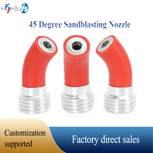 Ugello per Sabbiatura ad Alta Pressione Tipo Banana a 45 Gradi in Carburo di Boro Ceramico per Rimozione Ruggine <span class=keywords><strong>YS</strong></span> - Product Image 2