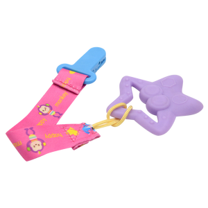 Clip Multifuncional para Chupetes de Bebé BBean, Cuerda Anticaídas, <span class=keywords><strong>Tela</strong></span> Elegante, Mordedor de PP Fijo, Clips para Chupetes, Libre de BPA, 0-12 Meses - Product Image 2