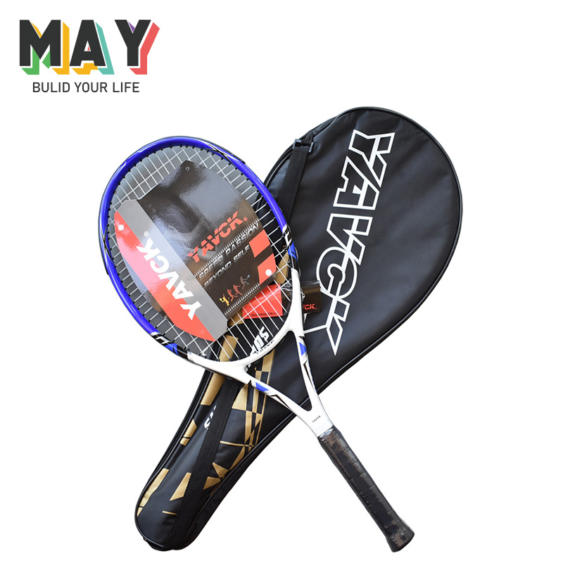 Высококачественная теннисная ракетка профессионального дизайна, теннисная ракетка для взрослых с индивидуальным логотипом