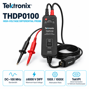 Sonde différentielle haute tension Tektronix THDP0100 100 MHz 6000 V 100X 1000X pour oscilloscope TekVPI, garantie 1 an, fabriquée aux États-Unis - Product Image 1