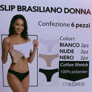 Braguita de bikini de punto floral de encaje negro para mujer, de talle medio, sin costuras, estilo Brasilia, sin forro, hecha en Bangladesh - Product Image 5