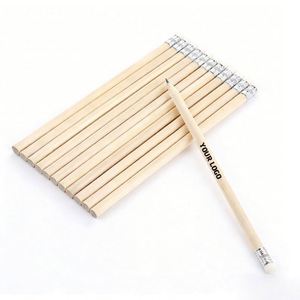 Wholesale Back to School Cheap Price Custom Wood Gift 7 Inch Hb 2B 2H <b>Lead</b> Hexagonal Round Triangle Pencil With Eraser - Product Image 1