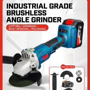 Amoladora angular inalámbrica (solo herramienta) 20V Máx. con motor sin escobillas de 11000 RPM, mango lateral y protector de disco para amolado general - Product Image 2