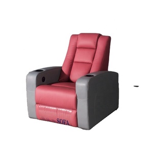 Sofá de cine famoso de diseño moderno, silla estable para sala VIP para asientos de <span class=keywords><strong>teatro</strong></span>, muebles de cuero genuino para Hotel y sala de estar - Product Image 1