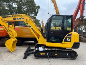 รถขุดขนาดเล็ก KOMATSU PC 56 มือสองจากญี่ปุ่น ราคาถูก น้ำหนักใช้งาน 5 ตัน พร้อมส่วนประกอบหลักๆ ที่เป็นที่นิยมในตลาด - Product Image 2