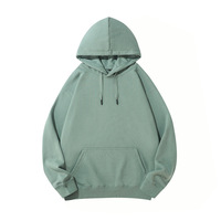 Sweat-shirt à capuche personnalisé pour homme, doublure en molleton bouclette, col montant, manches longues, automne-hiver, streetwear, survêtements pour homme