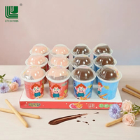 Collations professionnelles chinoises avec revêtement de chocolat, pièces, cuillères à énergie, crème aux fraises, Biscuits revêtues de lait, produit pour enfants