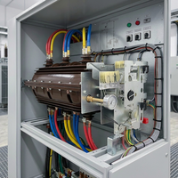 LIQIANG 24kV 630A Interrupteur de coupure de charge isolé au gaz SF6, Interrupteur à trois positions, Unité de distribution annulaire (RMU), Appareillage de commutation métallique encastré