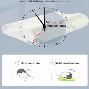 Gối ngủ nghiêng hình sóng, chất liệu mút hoạt tính, thiết kế công thái học, thoáng khí, hỗ trợ chỉnh hình cột sống, có vỏ gối tháo rời - Product Image 5