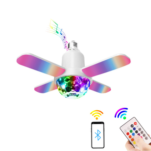 1500Lumens <b>Led</b> 6500k Ambient Music Light, Bluetooth Music Fan Colorful Projection Light, Music <b>Speaker</b> Sync Color Changing Light - Product Image 2
