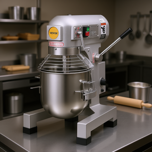 Vevor Commercial 1100W 3-Speed 18.7L <b>Stand</b> Dough Mixer Stainless Steel Bowl For Baking And Culinary Use - Product Image 2