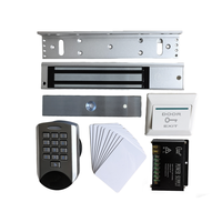 Kit de Sistema de Control de Acceso Autónomo para Exteriores con Teclado Metálico, Resistente al Agua IP68, Admite 2000 Usuarios, Cerradura Magnética de 280 KG