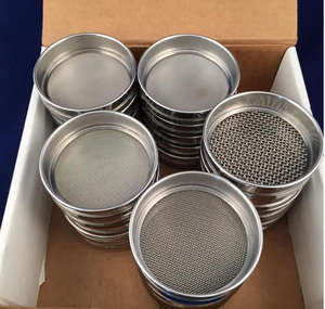 食品グレードステンレス鋼製粉ふるい 試験ふるい 土壌ふるい 実験室用 ISO3310 8インチ 200mm 試験ふるい 土壌試験ふるい 砂ふるい - Product Image 3