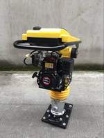 Machine à tasser vibrante Robin Eh-12 à moteur à essence, 160 lb, pour travaux de construction, tasseur vibrant, tasseur à saut, compacteur