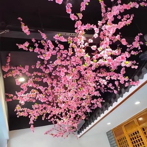 ต้นซากุระประดิษฐ์ ต้นดอกซากุระปลอม กิ่งดอกพีช ตกแต่งผนัง ดอกซากุระ - Product Image 6