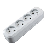 3m 5m cable 4 gang enchufes de extensión eléctricos