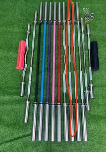 Barras de 20 kg y 45 lb para Gimnasio, Equipo de Levantamiento de Pesas, Entrenamiento de Fuerza, Barras Olímpicas, <span class=keywords><strong>Barra</strong></span> de Cerakote, <span class=keywords><strong>Barra</strong></span> de Levantamiento de Pesas - Product Image 5