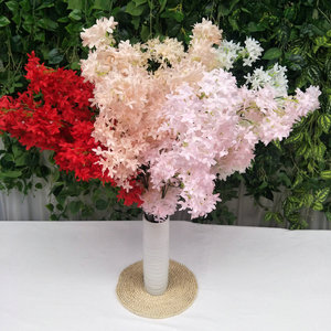 ดอกซากุระประดิษฐ์ Queyiyi ดอกไม้ไหมประดิษฐ์ ขนาด 30 ซม.-100 ซม. สีชมพูอ่อน สีขาว สีแดง สำหรับตกแต่งงานแต่งงานและบ้าน - Product Image 4