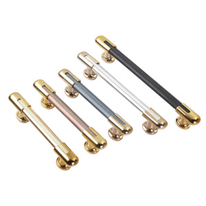 Aluminum Alloy Cabinet Handles Bar Shape Gold Antirust For Drawer <b>Wardrobe</b> Door <b>Hardware</b> - Product Image 4