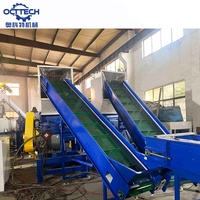 Déchets PVC PET Bouteille Plastique Recyclage Machines Coût 300-1000kgh