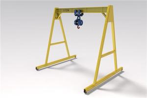 1 2 3 5 15 Ton Workshop Portal Gruas De Portico Mini pequeño móvil eléctrico 10 Ton Grúa de pórtico Hecho en China Proporcionado 400 50KG - Product Image 3