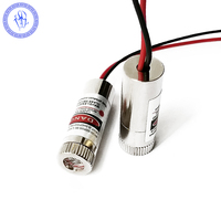 Brass Head 650nm 50mW 3-4.5V Red Dot Laser Diode Module W/Wire Lead