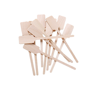 맞춤형 6 인치 사각 헤드 나무 칵테일 스틱 일회용 친환경 음료 교반기 - Product Image 1