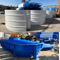 Silo à ciment en flocons de qualité export, 60 tonnes, en acier, directement de l'usine pour l'exportation