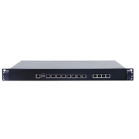 Limyee 1U 服务器机箱 Intel Core I3/i5/i7 第9代 8个LAN端口 4个SFP VPN Pfsense 企业路由器防火墙 库存