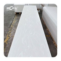 Dalle de surface solide en acrylique effet marbre, qualité supérieure, en pierre artificielle, épaisseur 12 mm, pour comptoir - Vente chaude