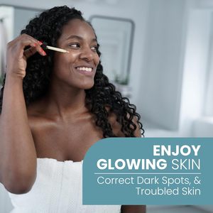 El suero iluminador de vitamina C facial mejora la apariencia de las manchas oscuras líneas finas y arrugas blanqueamiento del suero de la piel facial - Product Image 2