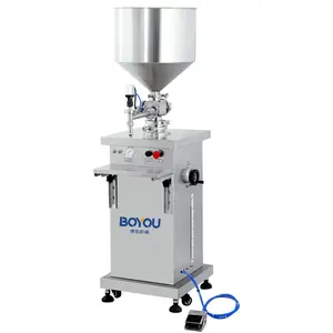 Semi Automatic Piston Jam Juice Ketchup Cosmetic Cream Lotion Filling Machine with Bottle Filler Equipment