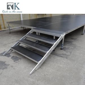 Scène de concert à plateforme robuste en aluminium à quatre pieds en promotion - Product Image 4