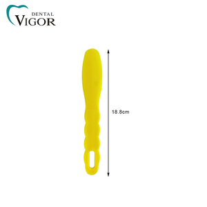 Spatule dentaire jetable en plastique, bâton de mélange, couteau à mélanger, poignée ergonomique, pour matériau d'empreinte - Product Image 2