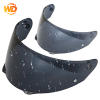 Nouvelle visière de casque de moto HJC I90 I91 - HJ33 Iridium Mirror PC Protection UV Anti-rayures Lentille rabattable jour/nuit