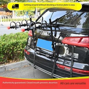 <span class=keywords><strong>Porte</strong></span>-vélos arrière pour coffre de voiture, support pour 2 vélos, acier extérieur, revêtement en poudre, capacité de charge de 100 kg, portable, support pour 2 vélos, hayon, SUV - Product Image 6