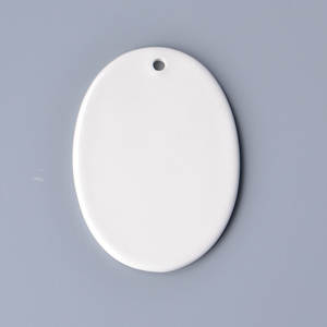 Chất lượng cao tùy chỉnh thăng hoa gốm widgets DIY Cây giáng sinh đồ trang trí lễ hội trang trí nội thất giá bán buôn trống Trắng widgets - Product Image 3