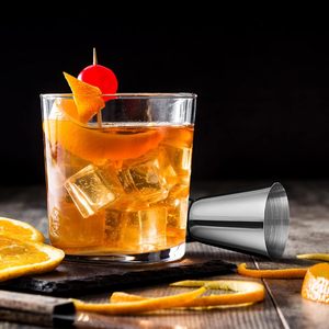 Jigger double tête en acier inoxydable 15 ml, vente en gros directe usine, produit promotionnel en métal - Product Image 2