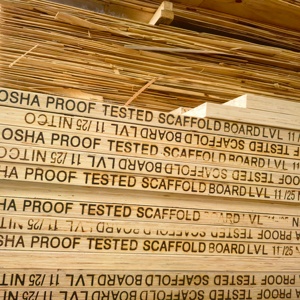 Tabla de Andamio de Madera de Pino Eucalyptus de Nueva Zelanda, Estándar OSHA, para Construcción en Hoteles - Product Image 1