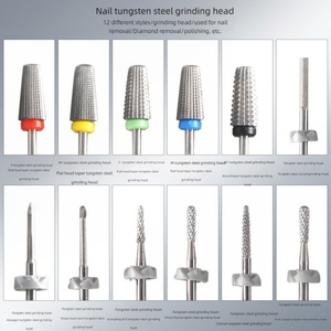 Five-in-One Tungsten Steel <b>Nail</b> Grinding Head Machine Diamond Material Unloading High Quality <b>Nail</b> Drill Bits 5 in 1 - Product Image 3