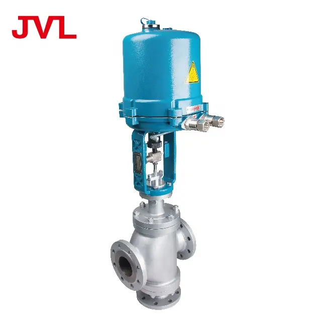 oil gas steam flow control electric regulating valve