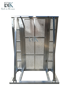 Vente directe usine – Barrières de sécurité pliantes en aluminium pour scène de concert, barrières de contrôle des foules Mojo - Product Image 1
