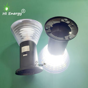 إضاءة حديقة خارجية حديثة من الألومنيوم تعمل بالطاقة الشمسية بتصنيف IP65 مع زاوية إضاءة 360 درجة وارتفاع قابل للتعديل 30/60/80 سم - Product Image 3