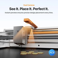 Grabador y Cortador Láser Xtool M2 de 10W con Módulo de Impresión de Inyección de Tinta CMYK, Impresora a Color, Máquina de Corte Láser 2 en 1