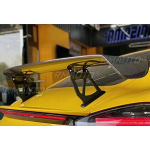สปอยเลอร์หลังคาร์บอนไฟเบอร์แท้สำหรับรถยนต์ Porsche 718 981 987 GT4 รุ่นปี 2021-2024 แบบ GT4 - Product Image 3