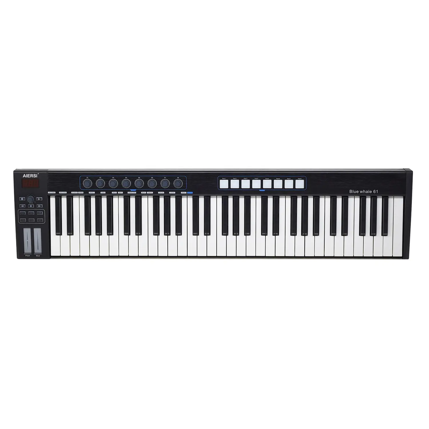 Aiersi brand quality professional midi controller 61 keys USB midi piano keyboard musical instrument synthesizer music