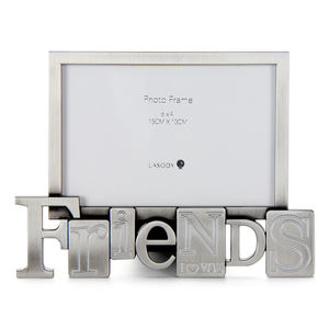 Materiale in lega di zinco dallo stile semplice, cornice portafoto creativa per <span class=keywords><strong>regali</strong></span> di compleanno per amiche e <span class=keywords><strong>sorelle</strong></span>, marchio personalizzato LASODY - Product Image 2