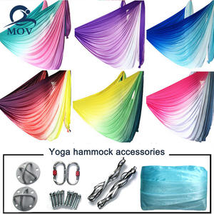 रंगीन हवाई योग झूला के लिए दोनों हवाई योग रेशम हवाई योग - Product Image 5