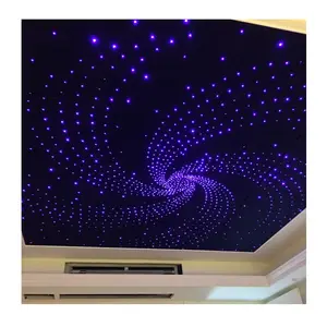 Luz de fibra óptica personalizada de fábrica para iluminação de teto com estrelas cintilante de meteoros piscantes